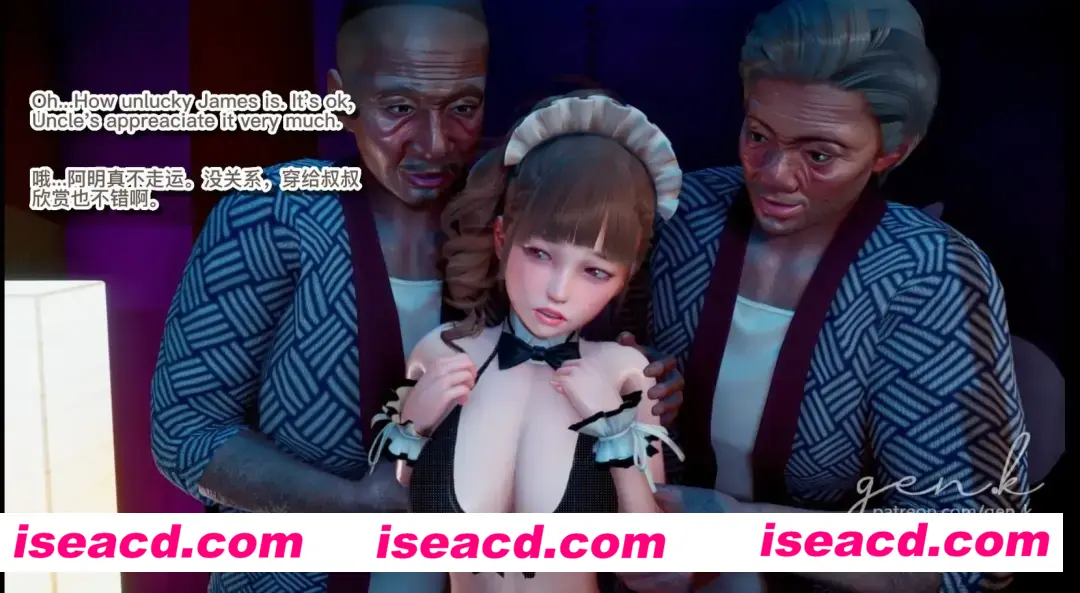 图片[1]-【3D动画/中文/步兵】[GEN.K] 彼女日志7 和大叔们通宵银趴 [1V]【750M】-嘤嘤怪之家