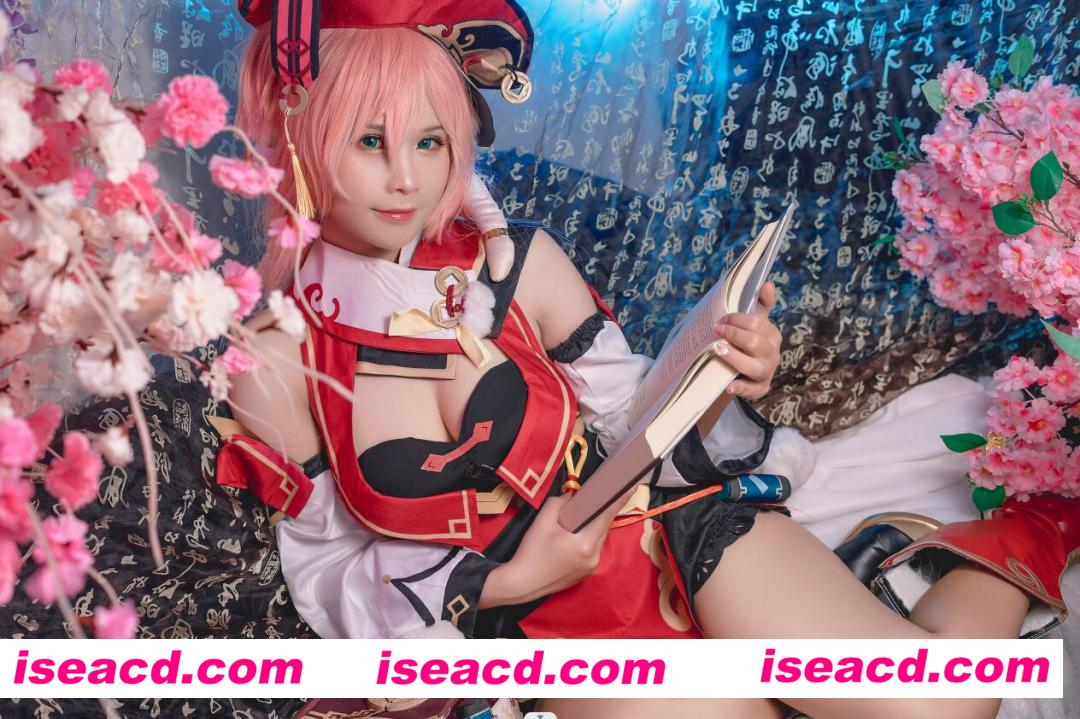 图片[1]-【cosplay】Pyon-Yanfei Genshin Impact-(34P) 【150M】-嘤嘤怪之家