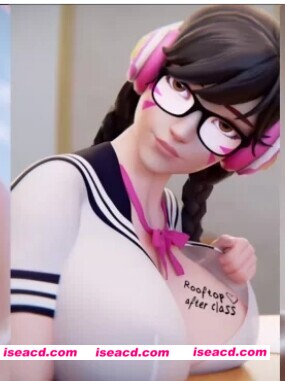 图片[1]-【3D动画/步兵】 Reinamation3d 守望先锋 巨乳JK Dva 【300M】-嘤嘤怪之家