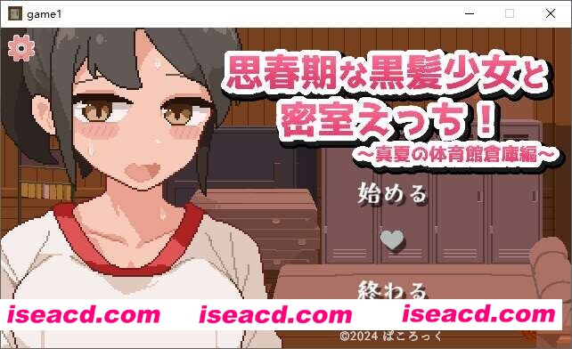 图片[1]-【互动SLG/AI汉化/像素动态】青春期的黑发少女与密室oo 盛夏的体育馆仓库 AI汉化版【300M】-嘤嘤怪之家
