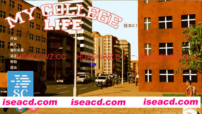 【欧美SLG/汉化/沙盒】我的大学生活Ch.1v0.1 AI版【PC+安卓/1.12G/更新】My College Life [Ch.1 v0.1]