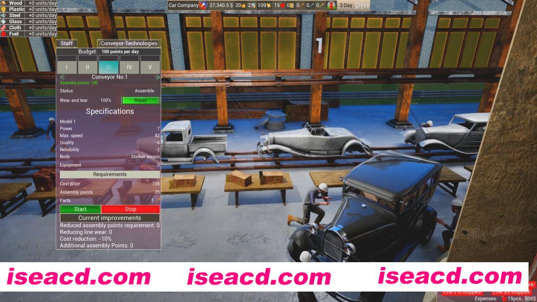 图片[5]-[模拟SLG/中文/3D] 汽车工厂帝国/Car Factory Empire Build.21195927 官方中文版 [5.9G/新作]-嘤嘤怪之家