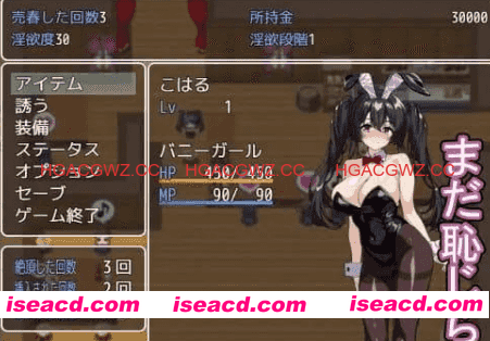 【RPG/AI汉化/MTool/CV】卖春兔的快乐堕落RPG：逐渐堕入淫欲的兔女郎v1.0.0【PC/1.6G】