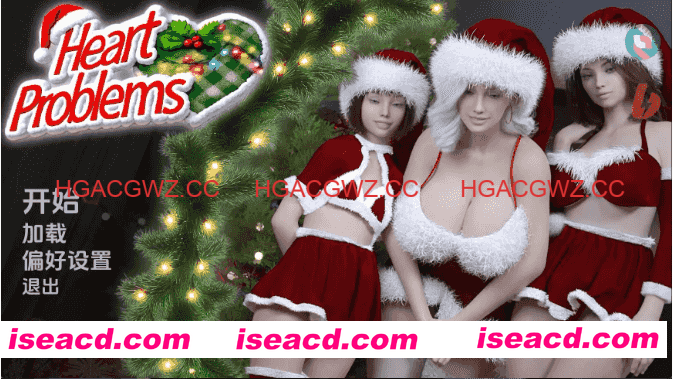 【欧美SLG/汉化/动态】心脏问题-圣诞特别篇 AI版【PC+安卓/458M/更新】Heart Problems [Christmas Special]