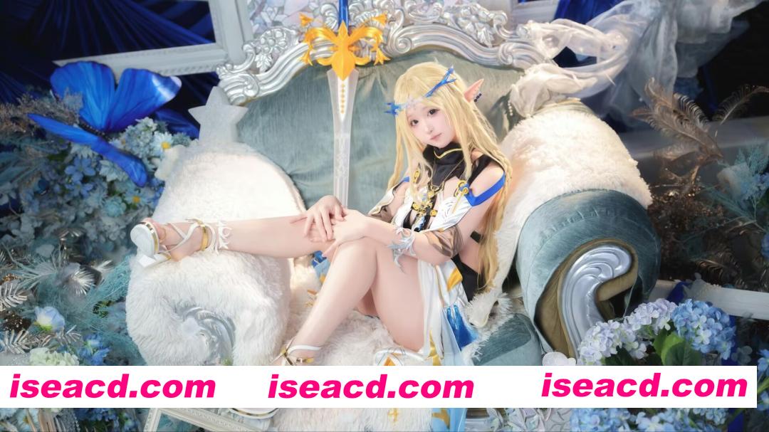 图片[1]-[COSPLAY]Seele麦麦 – 鸣潮 菲比&卡提希娅·蓝色花海物语 [96P] [300M]-嘤嘤怪之家