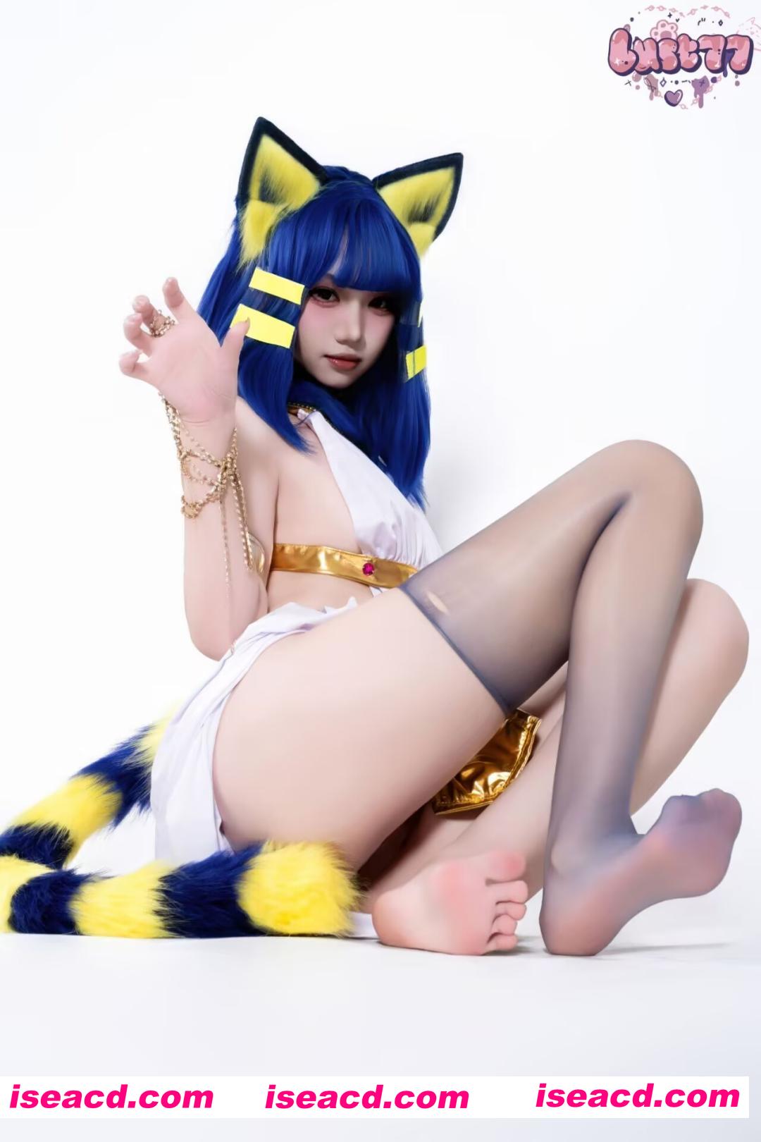 图片[4]-[COSPLAY] 柒柒要乖哦 – 白·埃及猫 [65P] [300M]-嘤嘤怪之家