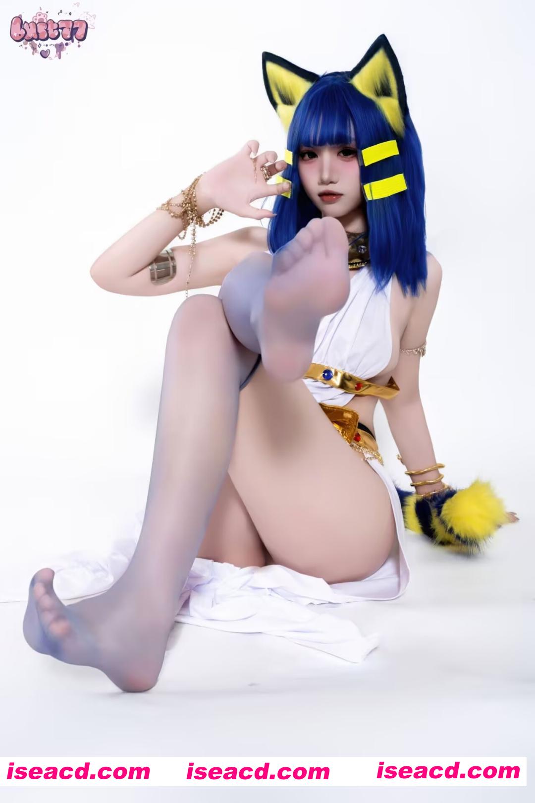 图片[3]-[COSPLAY] 柒柒要乖哦 – 白·埃及猫 [65P] [300M]-嘤嘤怪之家