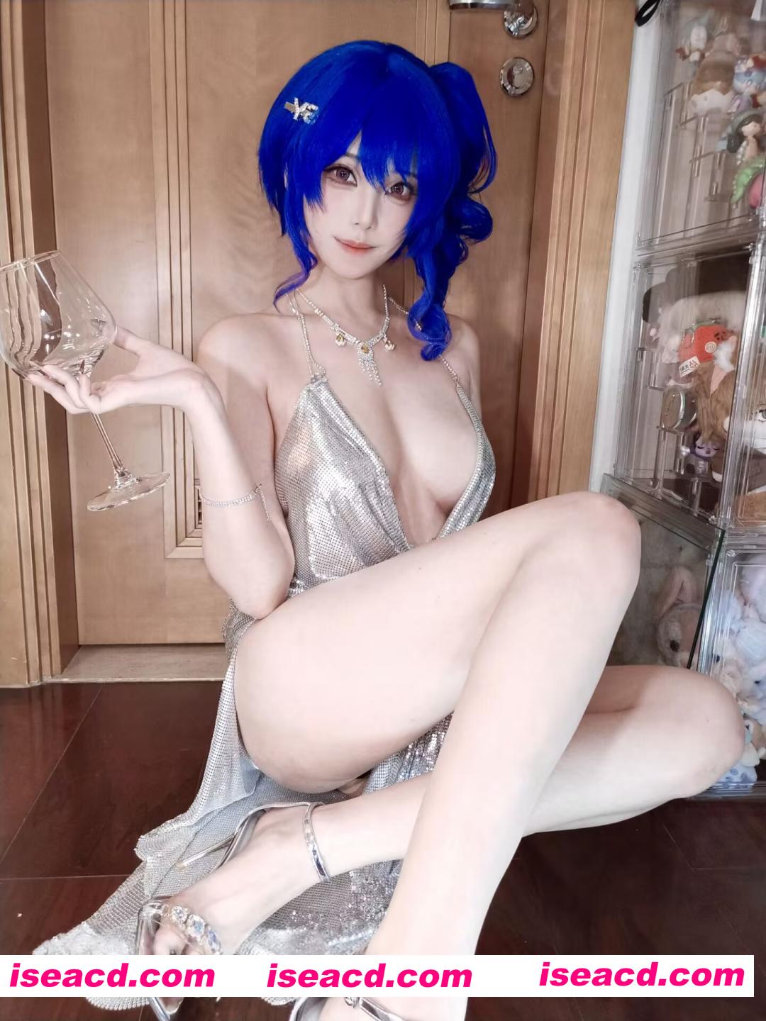 图片[2]-[COSPLAY/带视频] 蜜汁猫裘 – 碧蓝航线 圣路易斯礼服自拍 [16P 1V] [1.3G]-嘤嘤怪之家