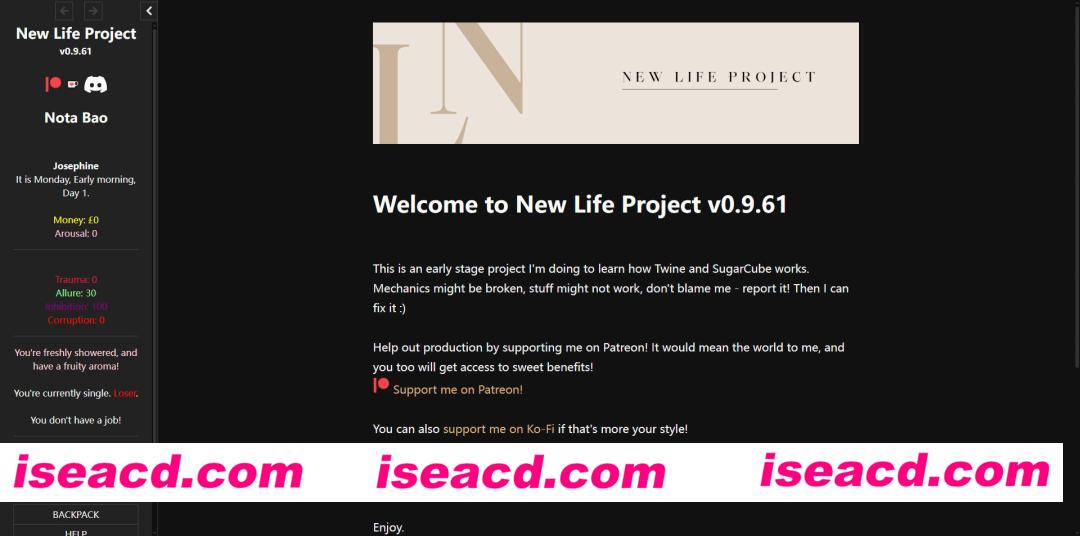 图片[1]-[HTML/机翻汉化/真人/步兵] 新生活计划/New Life Project v0.9.63 浏览器汉化步兵版 [1G/新作]-嘤嘤怪之家