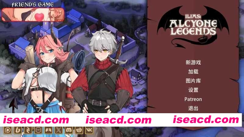 图片[1]-[爆款SLG/AI汉化/动态CG] 伊利亚斯：阿尔西奥妮传说/Ilias: Alcyone Legends Ver0.9 AI汉化版 [2.3G/新作]-嘤嘤怪之家