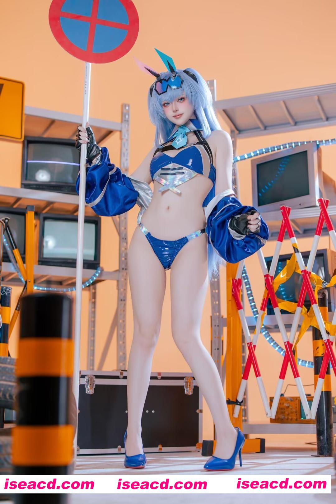 图片[2]-[COSPLAY] 屿鱼 – 碧蓝航线 花园赛车服 [82P] [800M]-嘤嘤怪之家