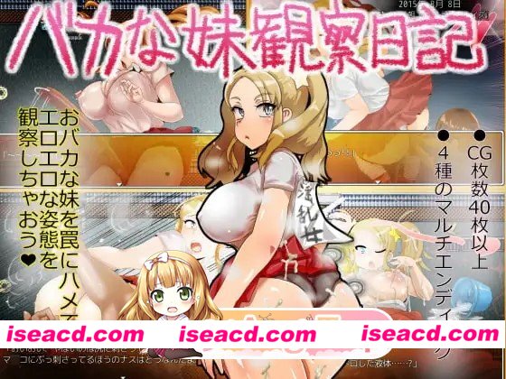 新汉化[日式RPG] 笨蛋妹妹观察日记 バカな妹観察日記 AI汉化版+自带全回想 [80M][百度]