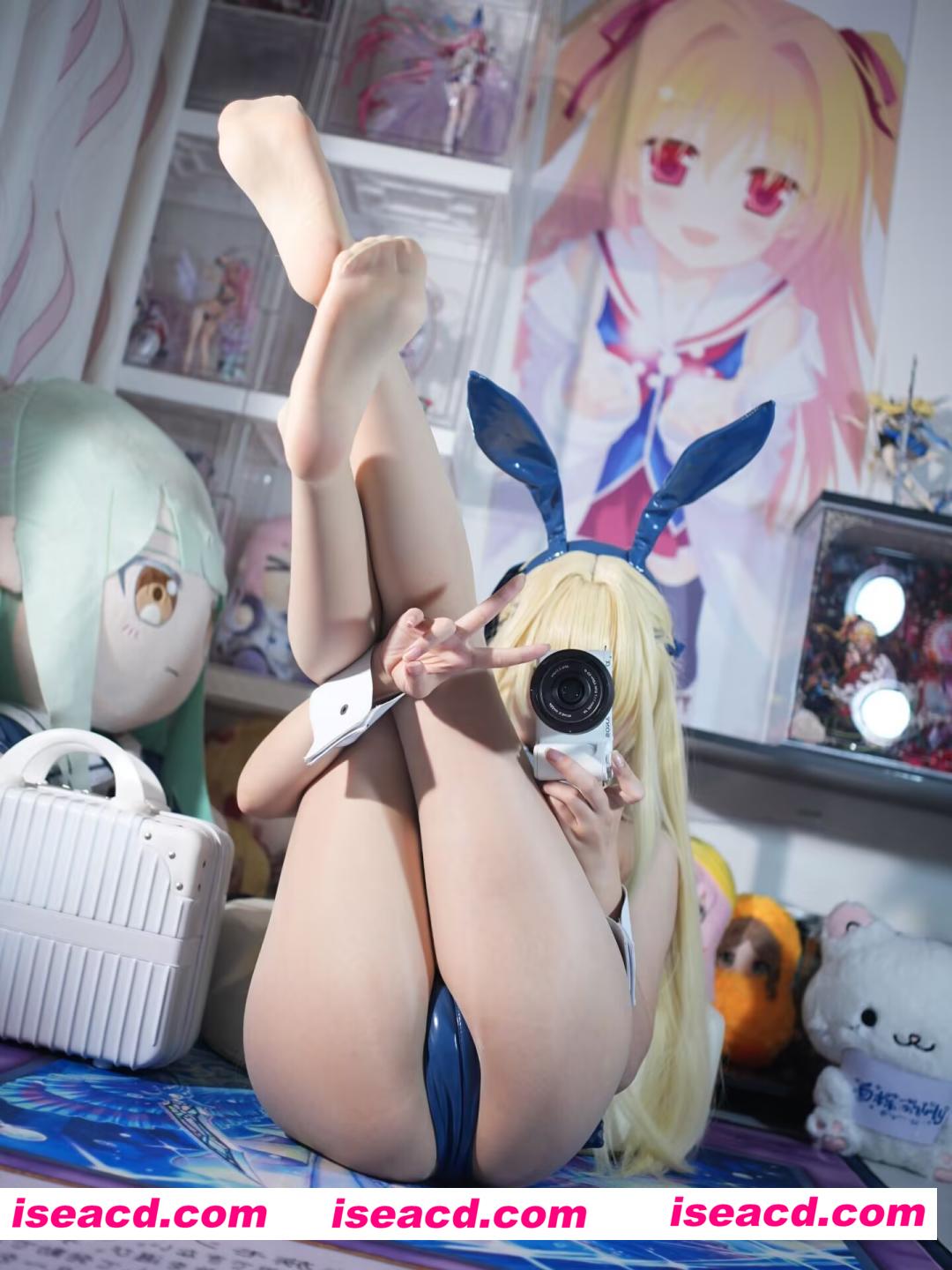 图片[5]-[COSPLAY/带视频] 白栎Shirly – 蔚蓝档案 飞鸟马时 兔女郎 [148P 24V] [4.8G]-嘤嘤怪之家