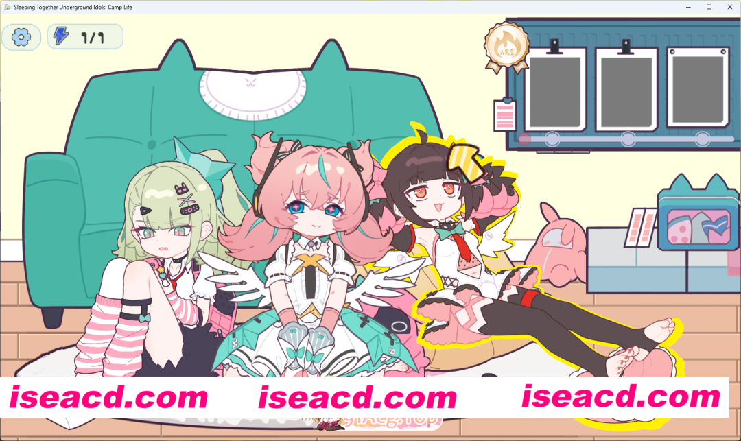 [SLG/中文/动态] 睡眠○ ～与地下偶像们的合宿生活～  官方中文版 [新作] [FM/1.1G/百度]