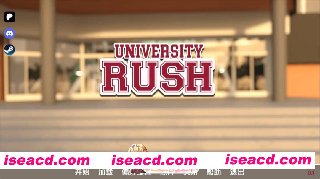 [SLG/3D/欧美]大学冲刺 University Rush v0.1 AI汉化版[PC+安卓/1.43G] [BD]