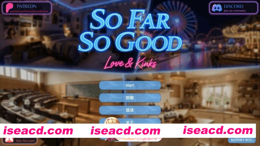 [SLG/2D/欧美]目前为止一切顺利：爱情与怪癖 So Far So Good: Love & Kinks v0.51 AI汉化版[PC+安卓/2.2G] [BD]