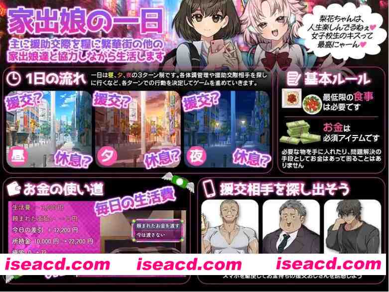 图片[2]-[PC+安卓/SLG/恶堕/SM/汉化/群交/援交]离家少女援交生活SIM[1G/夸克/百度]-嘤嘤怪之家